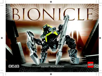 LEGO BIONICLE Vahki Rorzakh • Set 8618 • SetDB