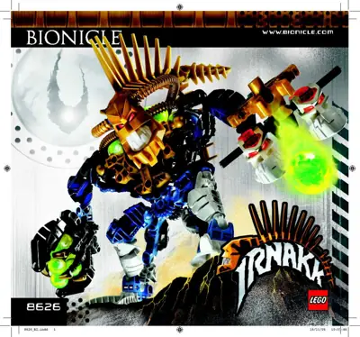 LEGO BIONICLE Irnakk • Set 8626 • SetDB • Merlins Bricks