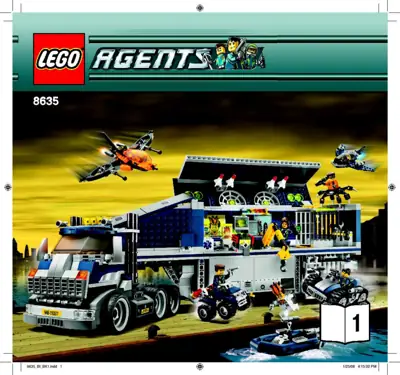 LEGO Agents Mission 6 Mobile Command Center • Set 8635