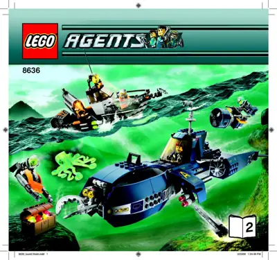 LEGO Agents Mission 7 Deep Sea Quest • Set 8636 • SetDB