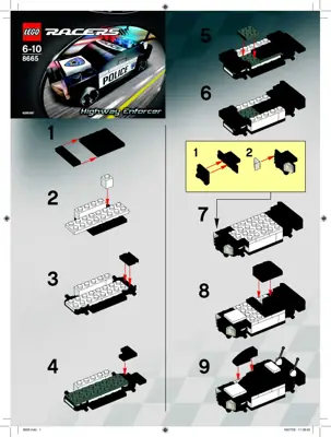 LEGO Racers Highway Enforcer • Set 8665 • SetDB