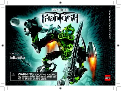 LEGO BIONICLE Toa Lewa • Set 8686 • SetDB • Merlins Bricks