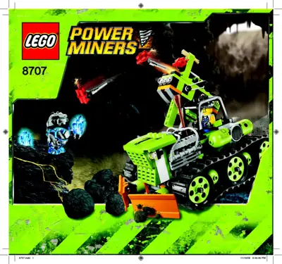 LEGO Power Miners Boulder Blaster • Set 8707 • SetDB