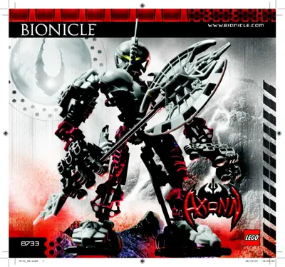 LEGO BIONICLE Axonn • Set 8733 • SetDB • Merlins Bricks