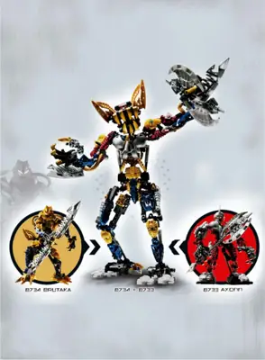 LEGO BIONICLE Axonn • Set 8733 • SetDB • Merlins Bricks