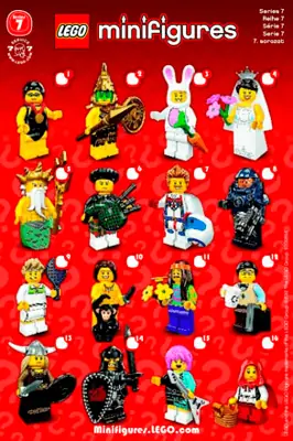LEGO Minifigures, Series 7 • Set 8831 • SetDB