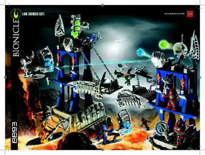 LEGO BIONICLE Lava Chamber Gate • Set 8893 • SetDB
