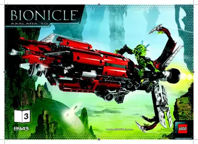 LEGO BIONICLE Axalara T9 • Set 8943 • SetDB • Merlins Bricks