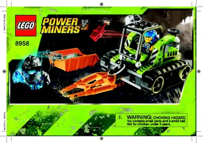 LEGO Power Miners Granite Grinder • Set 8958 • SetDB