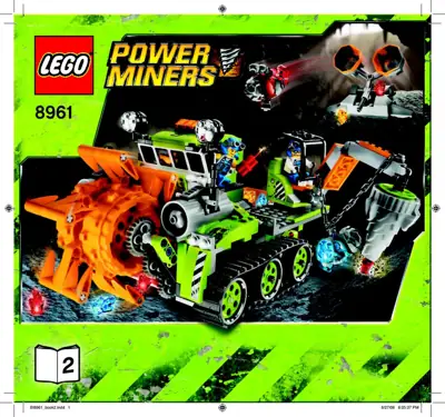 LEGO Power Miners Crystal Sweeper • Set 8961 • SetDB