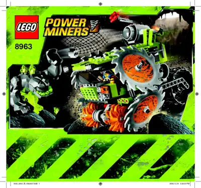 ケロック LEGO Power Miners Rock Wrecker • Set 8963 • SetDB