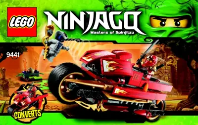 LEGO NINJAGO Kai's Blade Cycle • Set 9441 • SetDB