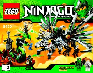 LEGO NINJAGO Epic Dragon Battle • Set 9450 • SetDB LEGO NINJAGO Epic Dragon Battle • Set 9450 • SetDB