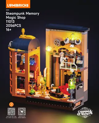 Lumibricks Steampunk Memory Magic Shop • Set 11013 • SetDB