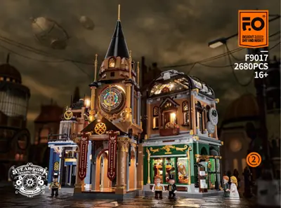 Lumibricks (Funwhole) Steampunk Trading Center • Set F9017