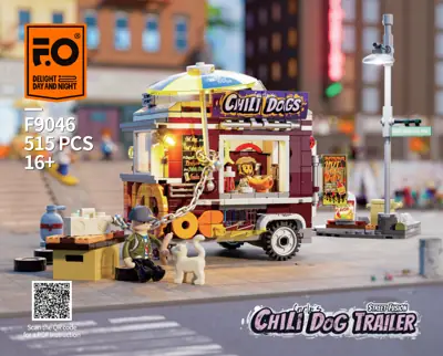 Lumibricks (Funwhole) Chili Dog Trailer • Set F9046 • SetDB