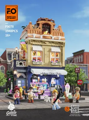 Lumibricks (Funwhole) Gelato Store • Set F9078 • SetDB