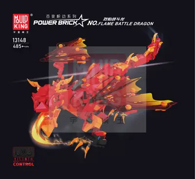 Mould King Flame Battle Dragon • Set 13148 • SetDB