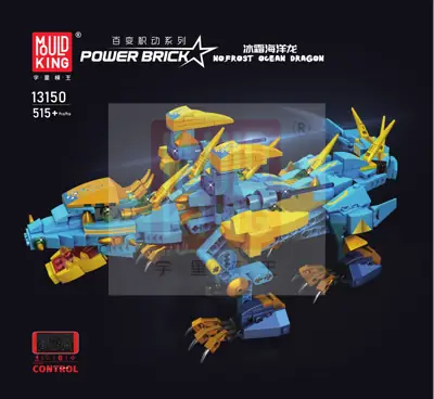 Mould King Frost Ocean Dragon • Set 13150 • SetDB