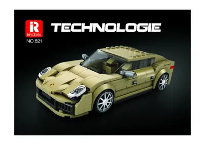 Reobrix Sports Car • Set 821 • SetDB • Merlins Bricks