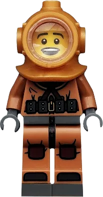 LEGO Minifigures Diver Series 8 Minifig col118 SetDB