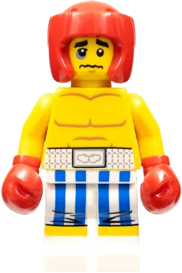 LEGO Brand Boxer Black Eye Minifig col304 SetDB