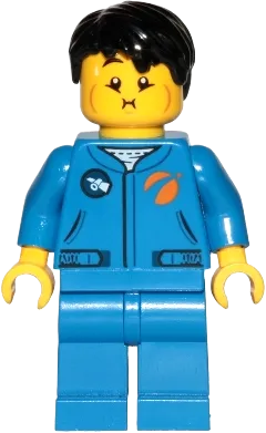 LEGO City Astronaut Male Blue Jumpsuit Minifig cty1041