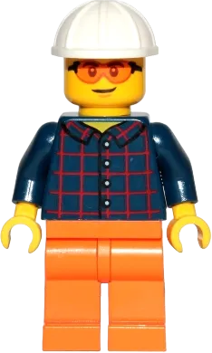 LEGO City Construction Worker Male • Minifig cty1435 • SetDB LEGO City Construction Worker Male • Minifig cty1435 • SetDB