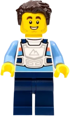 LEGO City Harl Hubbs Stuntz Crew Minifig cty1488 SetDB