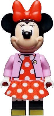 LEGO Disney Minnie Mouse Bright Pink Jacket • Minifig dis074