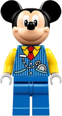 LEGO Disney Mickey Mouse Flat Silver Tuxedo Jacket