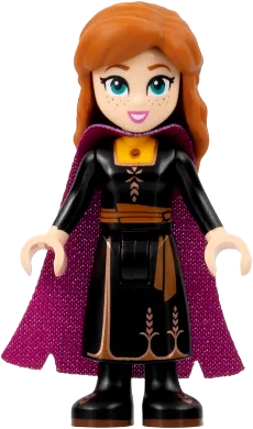 LEGO Disney Anna Black Dress Minifig dis126 SetDB LEGO Disney Anna Black Dress Minifig dis126 SetDB