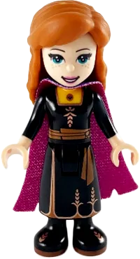LEGO Disney Anna Black Dress Minifig dp073 SetDB LEGO Disney Anna Black Dress Minifig dp073 SetDB