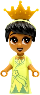 LEGO Disney Tiana Micro Doll Pearl Gold Tiara