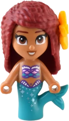 LEGO Disney Ariel Mermaid (Medium Nougat) • Minifig dp178