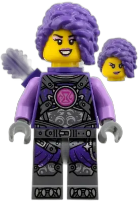 LEGO DREAMZzz Zoey Dark Purple Quiver • Minifig drm100
