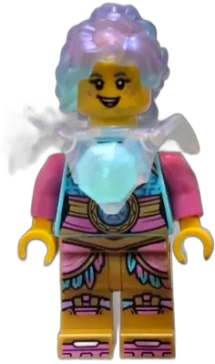 LEGO DREAMZzz Izzie Satin Trans-Clear Armor with Satin Trans-Light