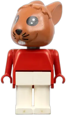 LEGO Fabuland Robby Rabbit and Accordion • Set 3712 • SetDB