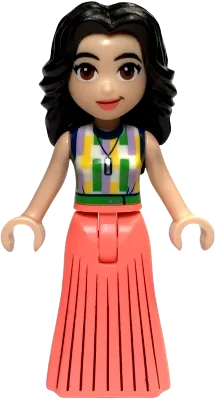 小物 emma LEGO Friends Emma Adult, Pleated Coral Skirt
