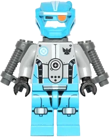 LEGO Galaxy Squad Dark Azure Robot Sidekick • Minifig gs007