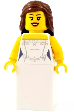 LEGO Holiday Bride Wedding Dress Minifig hol113 SetDB