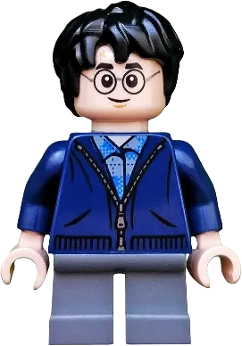 LEGO Harry Potter Dark Blue Zip Up Minifig hp153 SetDB