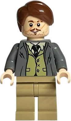 LEGO Harry Potter Professor Remus Lupin Dark Bluish Gray Jacket