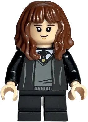 LEGO Harry Potter Hermione Granger Hogwarts Robe Black Tie