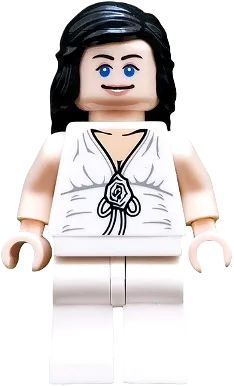 LEGO Indiana Jones Marion Ravenwood White Dress Top, White Legs LEGO Indiana Jones Marion Ravenwood White Dress Top, White Legs