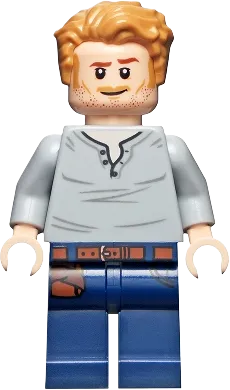 LEGO Jurassic World Owen Grady Open Neck Shirt