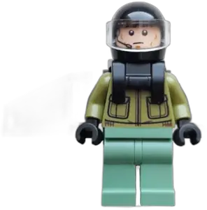 LEGO Jurassic World Jet Pack Ranger with Raptor paper bag