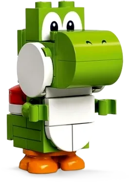 LEGO Super Mario Yoshi White Tile Minifig mar0012 SetDB