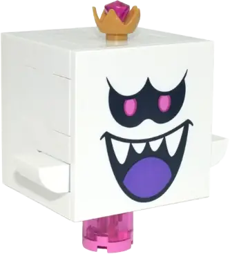 LEGO Super Mario King Boo Dark Purple Tongue