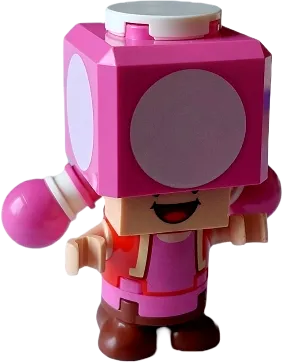 LEGO Super Mario Toadette Light Bluish Gray Hinge Top Plate